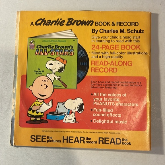 Charlie Brown vintage book and record 1978 - Picture 3 of 3